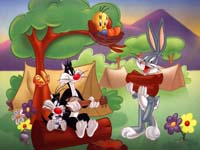 El Conejo de la suerte, Silvestre y Tweety