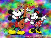 El raton Mickey y Minnie