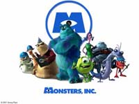 Personajes de Monsters Inc.